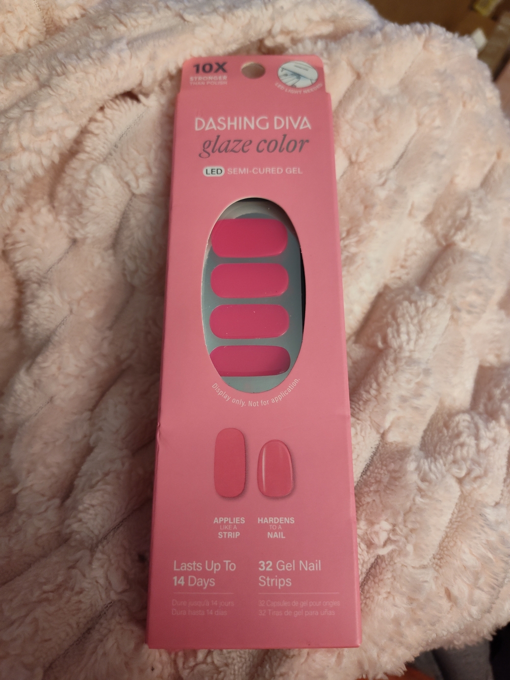 Dashing Diva Glaze Color Gel Nail Strips — Pink
